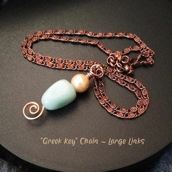 Copper or Bronze Chains! Add to your Pendants! Choose 1! Made to Order 16-24" - Picture 3 of 16